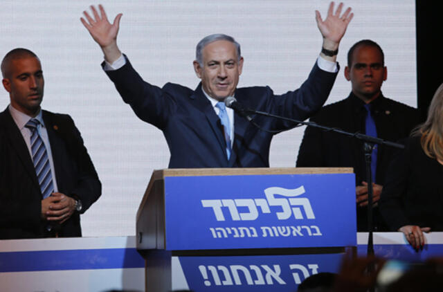 Izraelyje parlamento rinkimus laimėjo Benjamino Netanjahu partija
