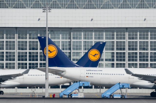 "Lufthansa" pilotai pradeda trečiąją protesto akcijos dieną