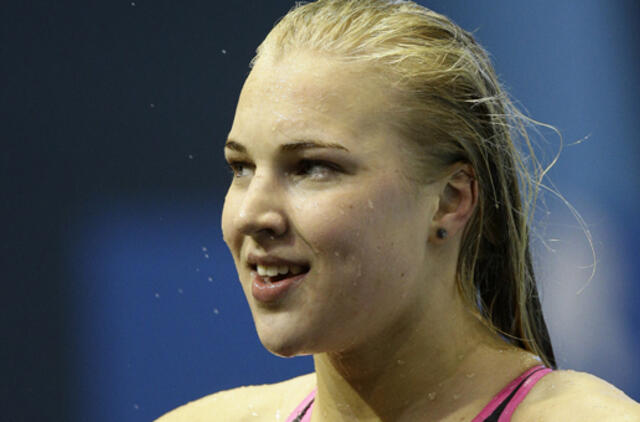 Plaukikė Rūta Meilutytė iškovojo pergalę Didžiojoje Britanijoje