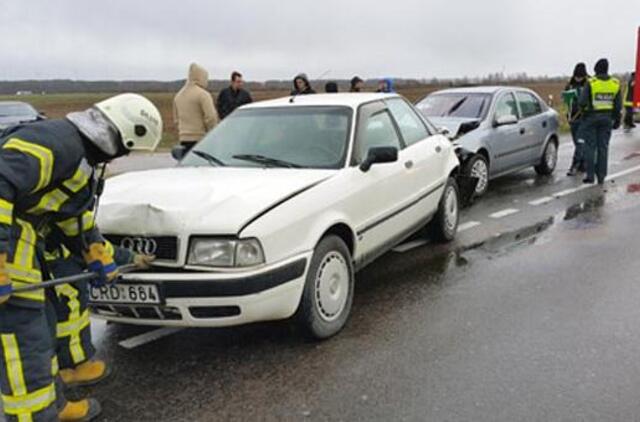 Sudaužytame "Audi" - pusantro mėnesio kūdikis