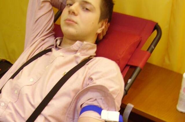 Uostamiesčio gimnazistai vėl taps kraujo donorais