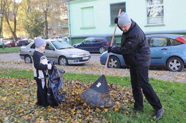 Žaliosioms atliekoms - dešimt konteinerių