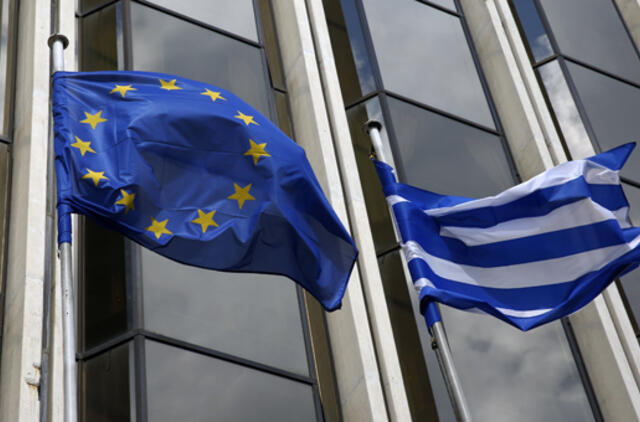Graikijos bankams skubios paramos programą ECB didina dar 800 mln. eurų