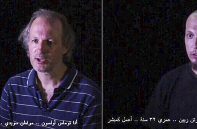 Islamistai Sirijoje paleido du pagrobtus švedus