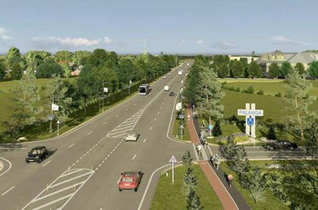 Įvažiavimas į Palangą taps erdvesnis