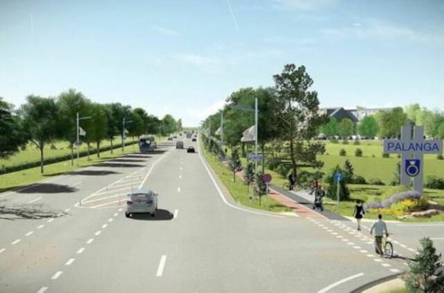 Įvažiavimas į Palangą taps erdvesnis