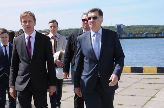 Premjeras: "Džiaugiuosi tokiais ambicingais Klaipėdos uosto plėtros planais"