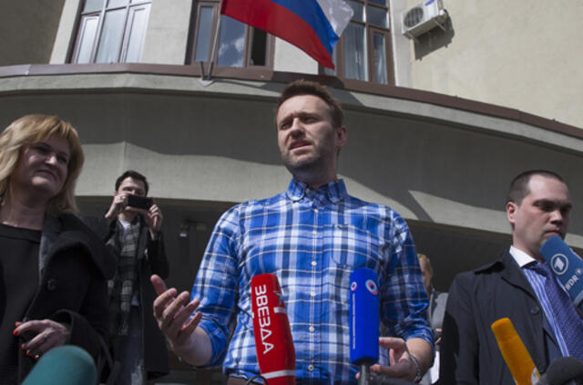 Rusijoje uždrausta Aleksejaus Navalno partija