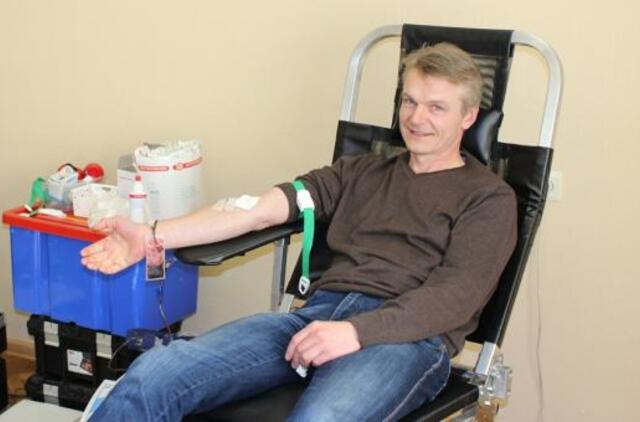 Savivaldybės darbuotojai dovanojo kraujo