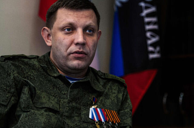 Separatistų lyderis Rytų Ukrainoje reikalauja nepriklausomybės