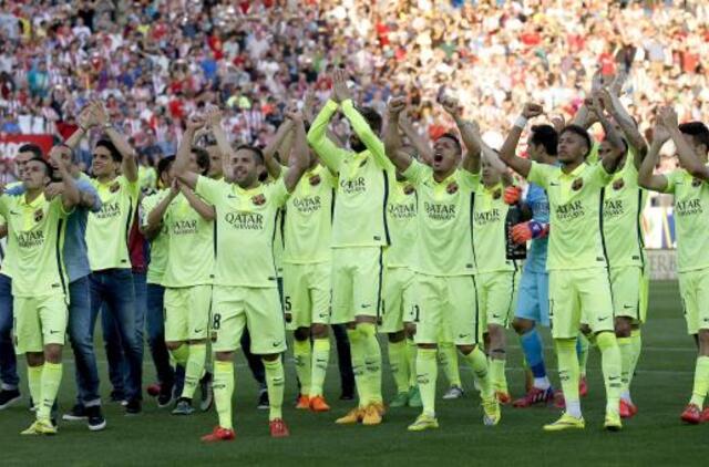 "Barcelona" klubas 23-iąjį kartą tapo Ispanijos futbolo čempionu