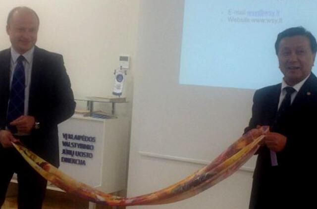 Kinijos verslininkai domisi Klaipėdos uostu