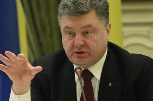 Petro Porošenka: "gresia rimta karo su Rusija grėsmė"