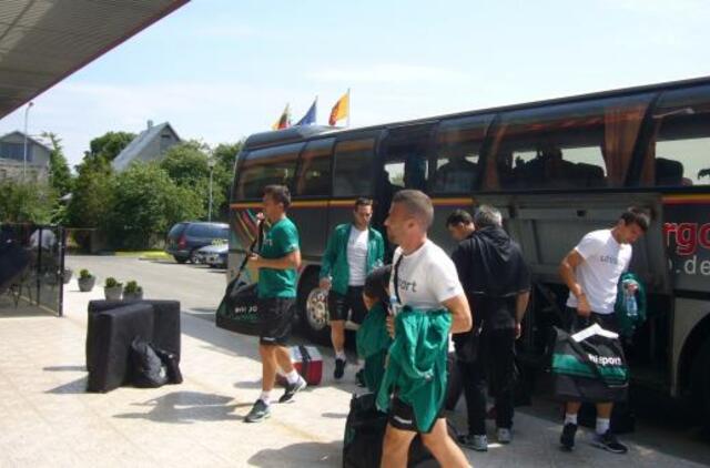 "Beroe" futbolininkai atvyko su palyda