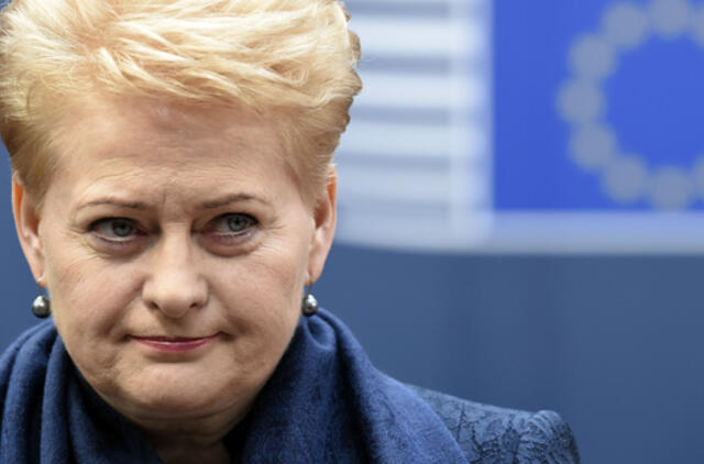 Dalia Grybauskaitė apie Graikiją: mūsų pozicija - gana griežta