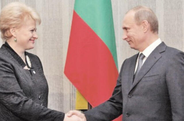 Dalia Grybauskaitė perduoda linkėjimus Vladimirui Putinui. Galite patikėti?