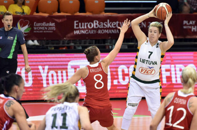 Fantastiškai atsitiesusios lietuvės patiesė Rusijos krepšininkes