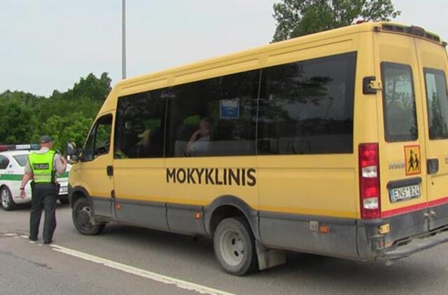 Geltonojo autobusiuko vairuotojas nebuvo blaivus