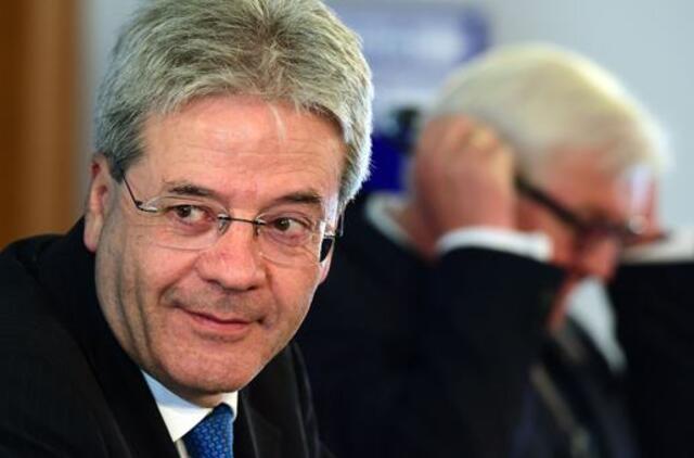 Italijos užsienio reikalų ministras: mūsų verslininkai nesiruošia palikti Rusijos