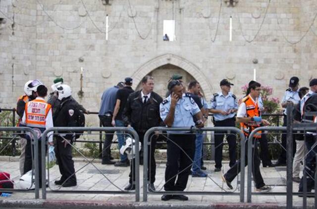 Jeruzalėje peršautas policininką peiliu sužalojęs palestinietis