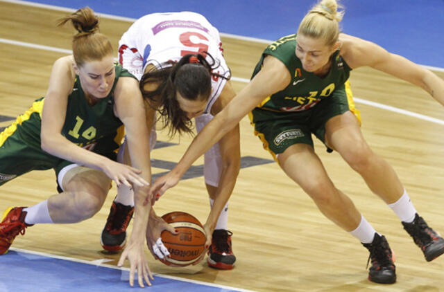 Lietuvos krepšininkės - čempionato ketvirtfinalyje