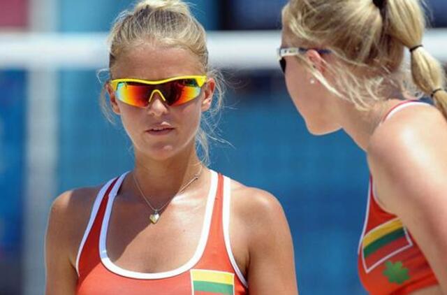 Lietuvos paplūdimio tinklininkės kovos dėl Europos žaidynių bronzos