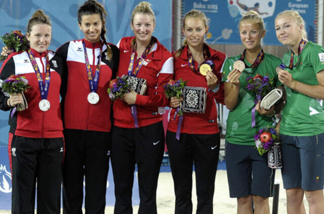 Lietuvos paplūdimio tinklininkės: medaliai viršijo mūsų lūkesčius