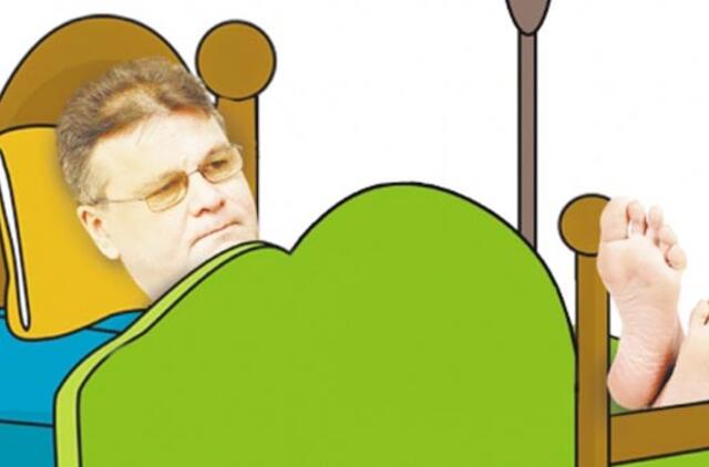 Linas Linkevičius dirba miegodamas ir miega dirbdamas