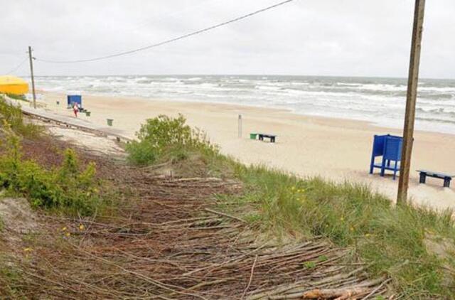 Klaipėdos kopose neberanda kur atsigulti