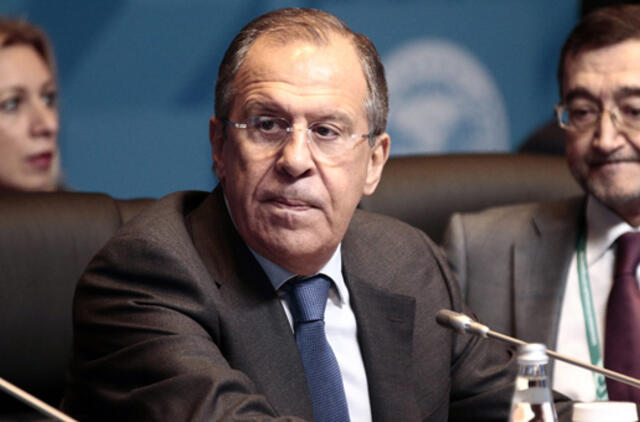 Sergejus Lavrovas: dėl Kijevo veiksmų kyla grėsmė Minsko susitarimui