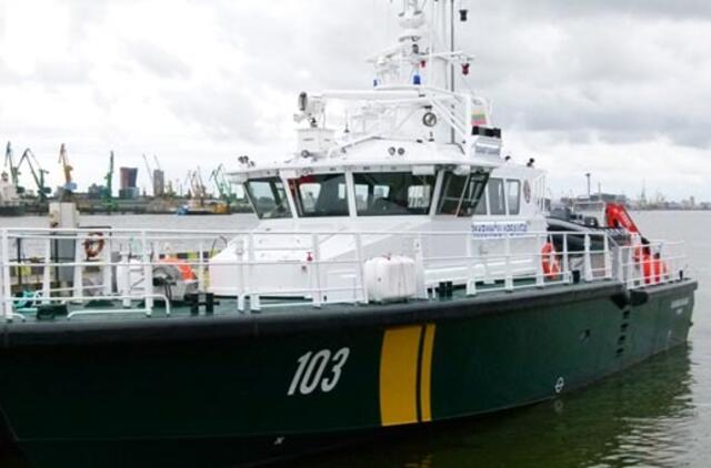 Bus pristatytas ir pašventintas naujas pasieniečių laivas