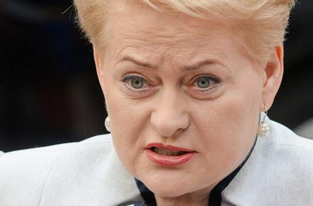 Dalia Grybauskaitė: Graikijos ateitis - vyriausybės rankose