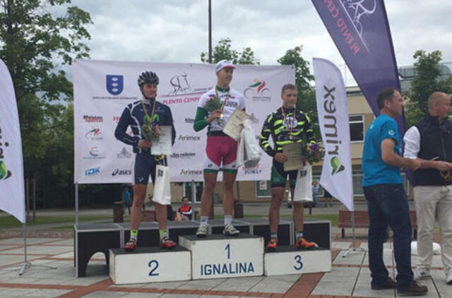 Dviratininkams - visų spalvų medaliai