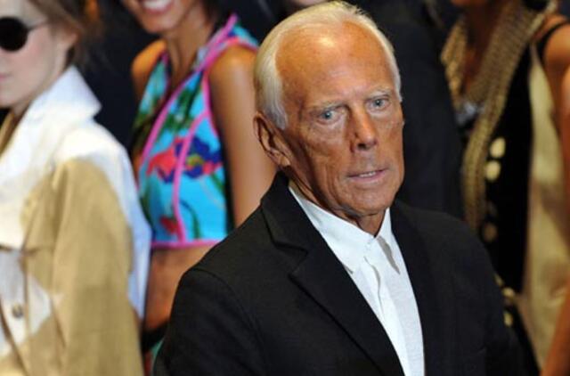 Džordžijas Armanis: "Turėkite drąsos senti"