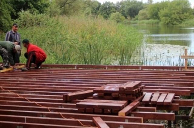 Gamtos oazė Klaipėdoje virto karo lauku