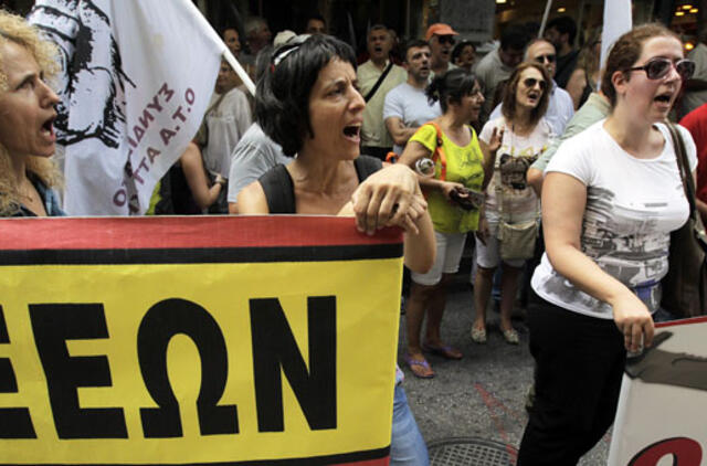 Graikija prašo naujos TVF pagalbos