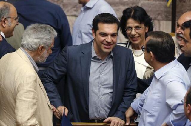 Graikijos parlamentas pritaria premjero reformoms paramai gauti