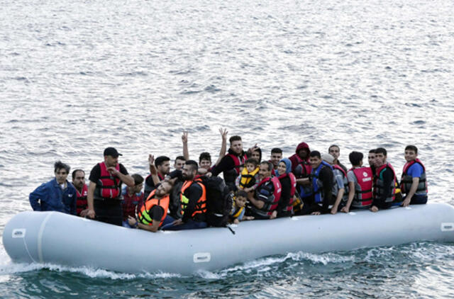 Į Graikijos Lesbo salą atvyko rekordinis migrantų skaičius