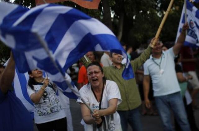 Referendumas: graikai tarė "Ne"