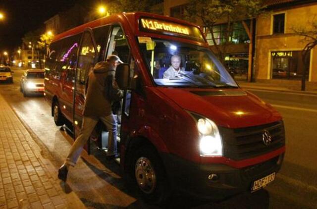 Jūros šventės savaitės metu kursuos naktinis autobusas