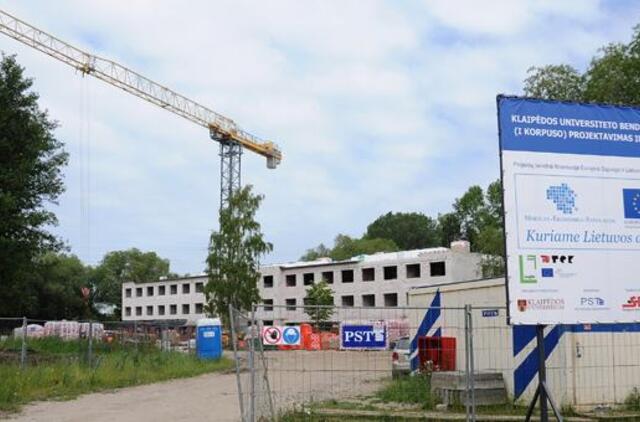 Klaipėdos universitetas bendrabučio statyboms numato skolintis 1,45 mln. eurų