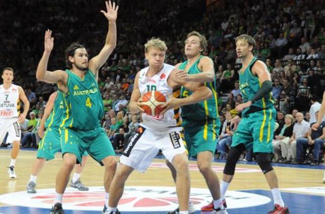 Lietuvos krepšininkai laimėjo rungtynes su australais