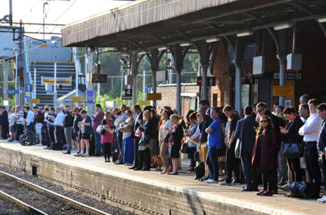 Londono metro traukinių mašinistai pradėjo 24 valandų streiką