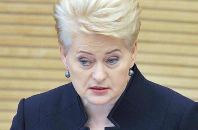 Prezidentė grąžino Seimui pakartotinai svarstyti Visuomenės informavimo įstatymo pataisas