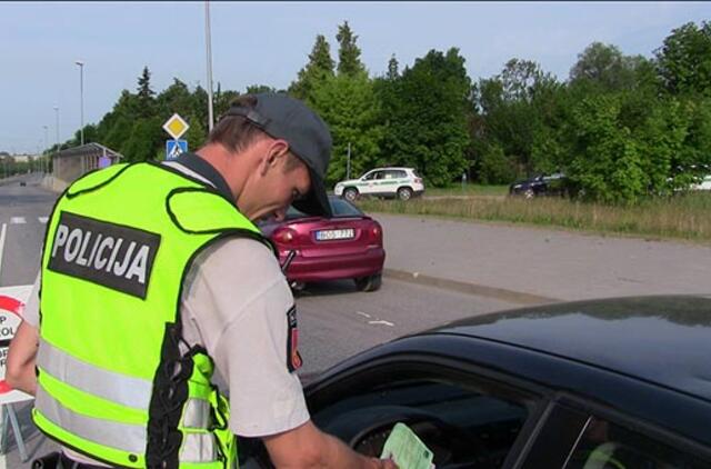 Reidas Klaipėdoje: teisinosi skalavimo skysčiu ir actu