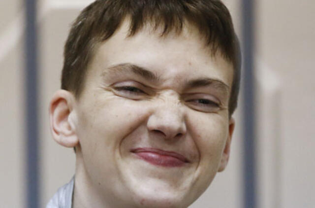 Rusijoje prasidėjo Ukrainos pilotės Nadjos Savčenko teismo procesas