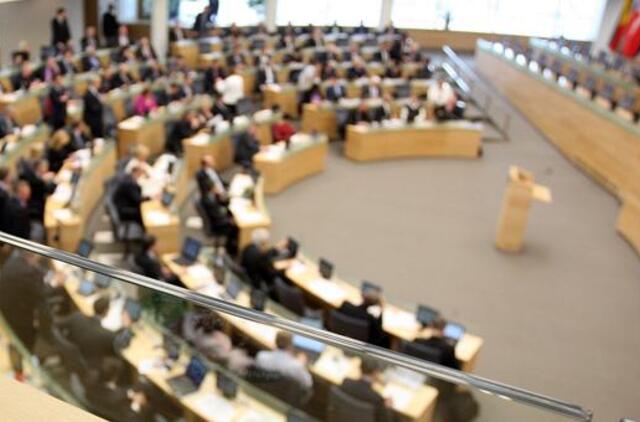Seimo vadovybės atostogas trikdo paslaptinga kanceliarijos reforma