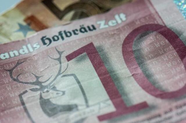 Vokietijoje šiais metais smarkiai padaugėjo padirbtų eurų