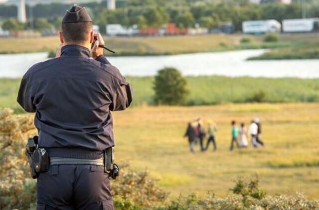 Dėl migrantų protestų Kalė uoste užblokuota beveik 10 tūkst. sunkvežimių