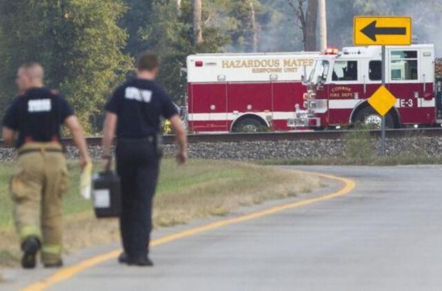 JAV: chemijos įmonėje Teksase kilo didelis gaisras